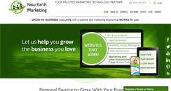 Desktop Screenshot of newearthmarketing.com